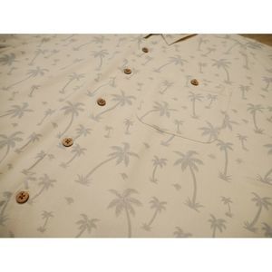 PARADISE COVES 100% Silk short sleeve Sz. XXL